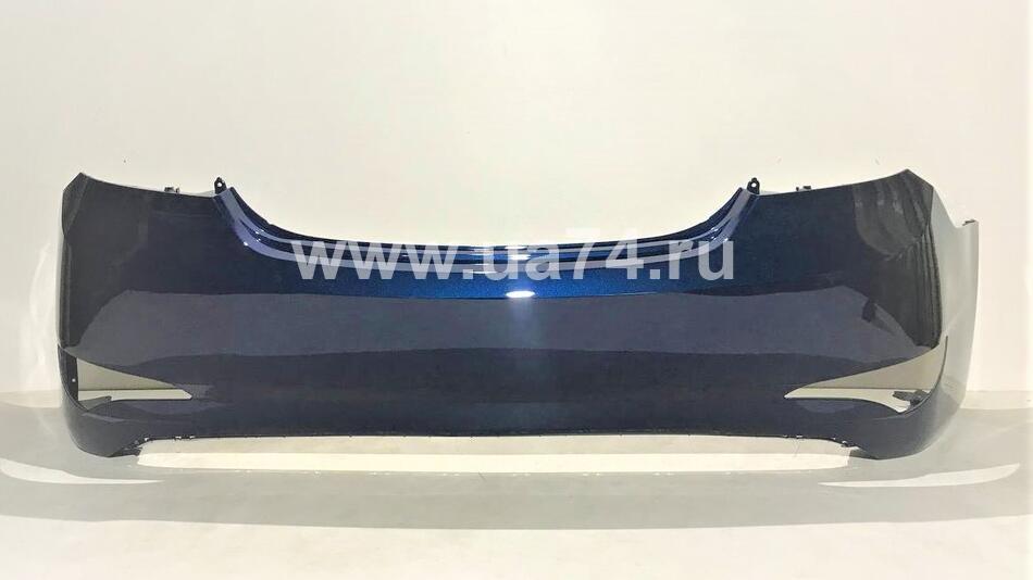 Бампер задний Hyundai Solaris 14-17 4D Россия Dazzling Blue ZD6 (Синий)