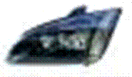 Фара чёрная под эл/кор Ford Focus II 05-08 Левая (ST-431-1169BL / 05-FC05-01B2L / FD010439L1) Китай
