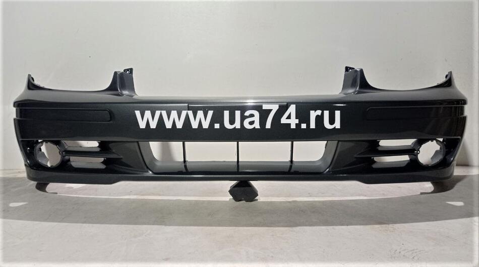 Бампер перед Hyundai Sonata V 01-09 Россия Мокрый асфальт S02 (Серый замок)
