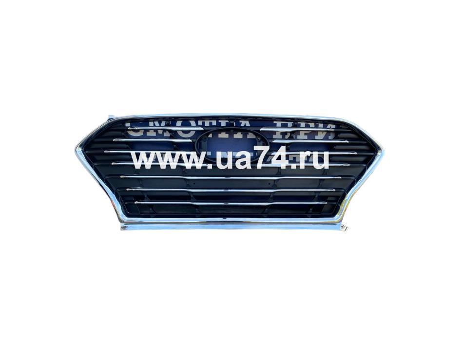 Решетка радиатора Hyundai Sonata 17-20 (01-C150-07UC / Сломана) Дисконт 20%