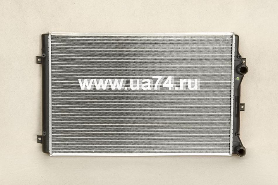 Радиатор (патрубок быстросьем) GOLF 03- /JETTA 05-/PASSAT 05-/ TOURAN 10-/AUDI A3 03-12/SUPERB 08- (VW0008-1 / SAT)