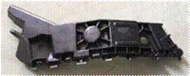 Крепление переднего бампера Chery Tiggo 8 18- Левое (CRL8338333L / CHTI833BFL) Китай