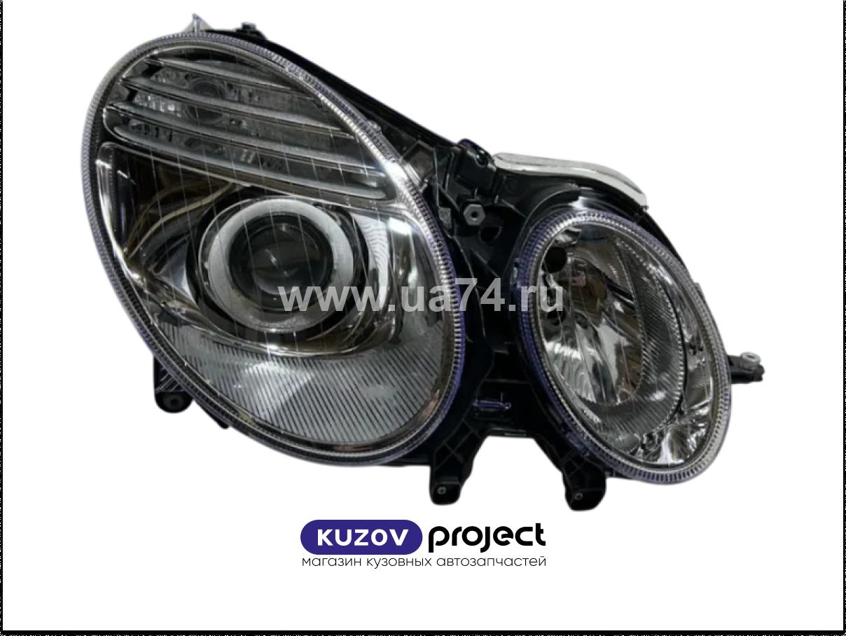 Фара правая с электрическим корректором Mercedes Benz E-Class W211 2006-2009 (TYC / Тайвань)