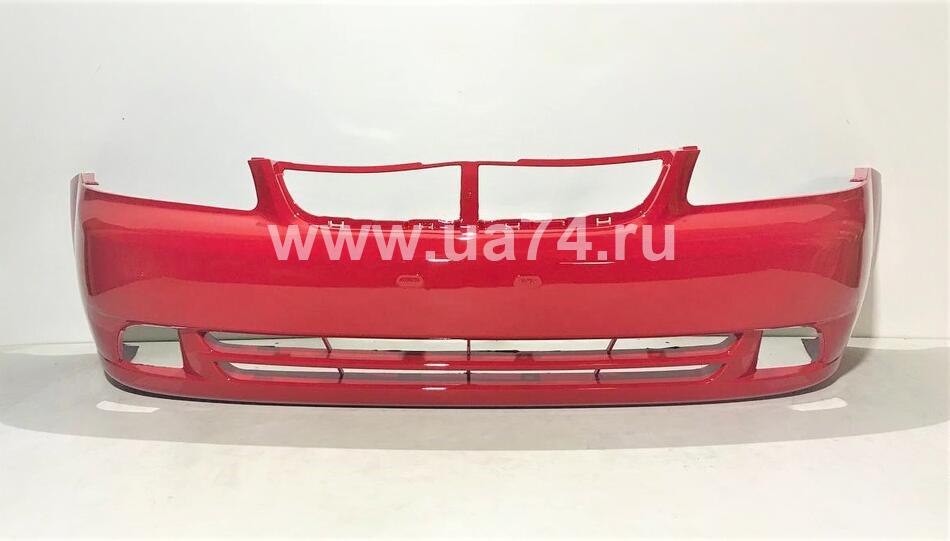 Бампер перед Chevrolet Lacetti 4D 04- GGE Super Red (Красный металлик)
