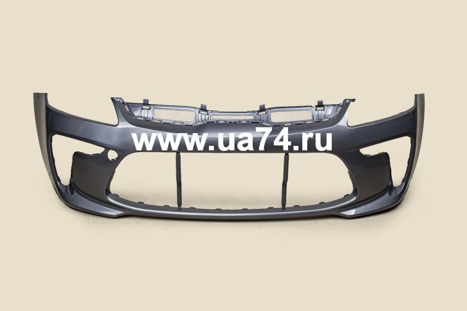 Бампер передний Kia Rio 17- Россия Urban Grey (Серый)