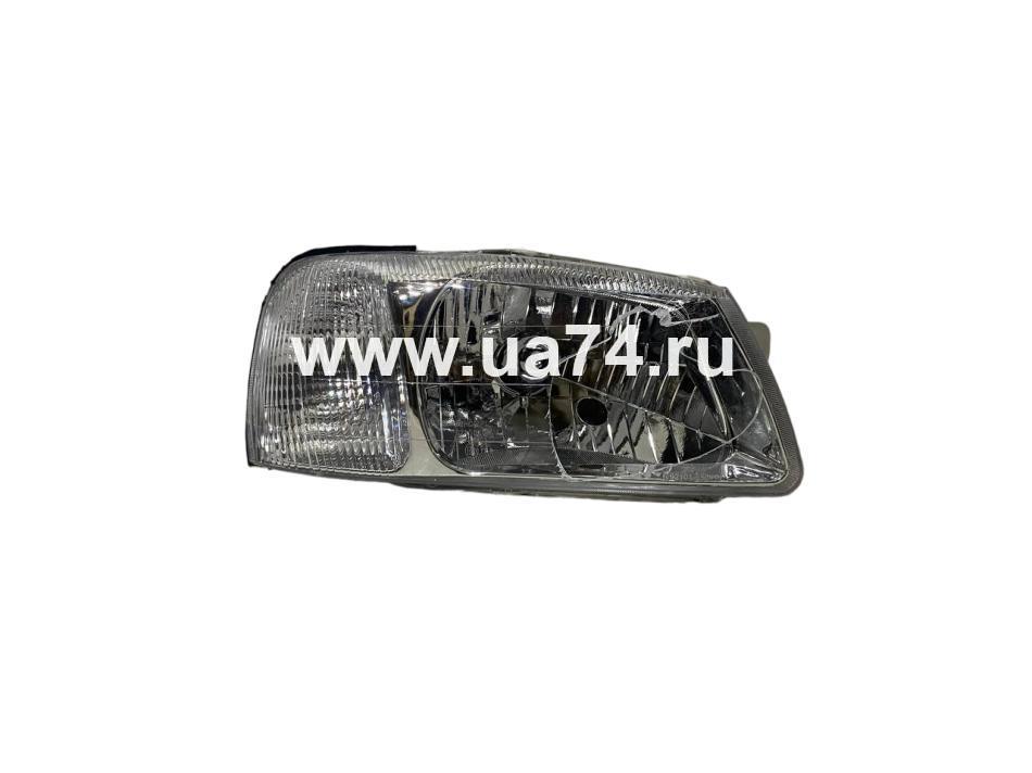 Фара механический корректор Hyundai Accent 2000-2008 Правая (ST-221-1116R-LDUC1/ Пробито стекло) Дисконт 40%