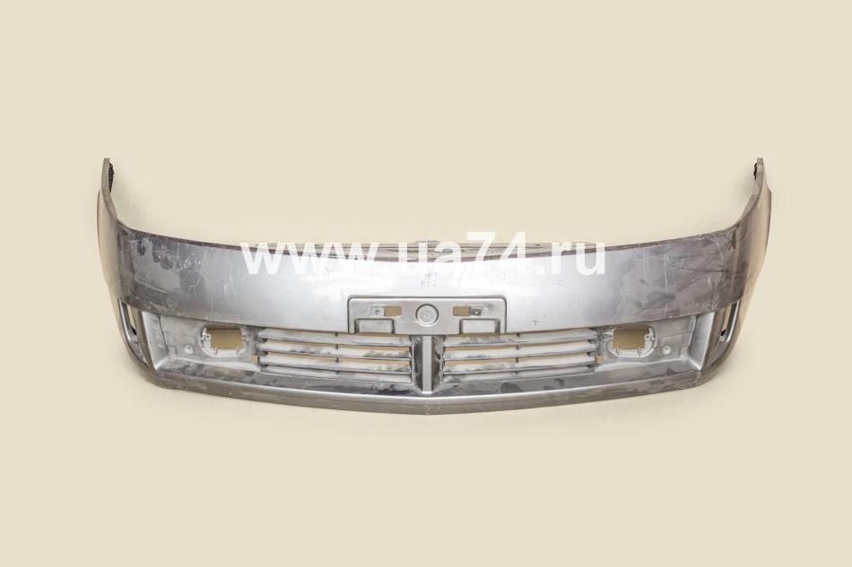 Бампер передний под цельную решетку Nissan Ad / Wingroad Y11 02-05 Б/У (Seryi)
