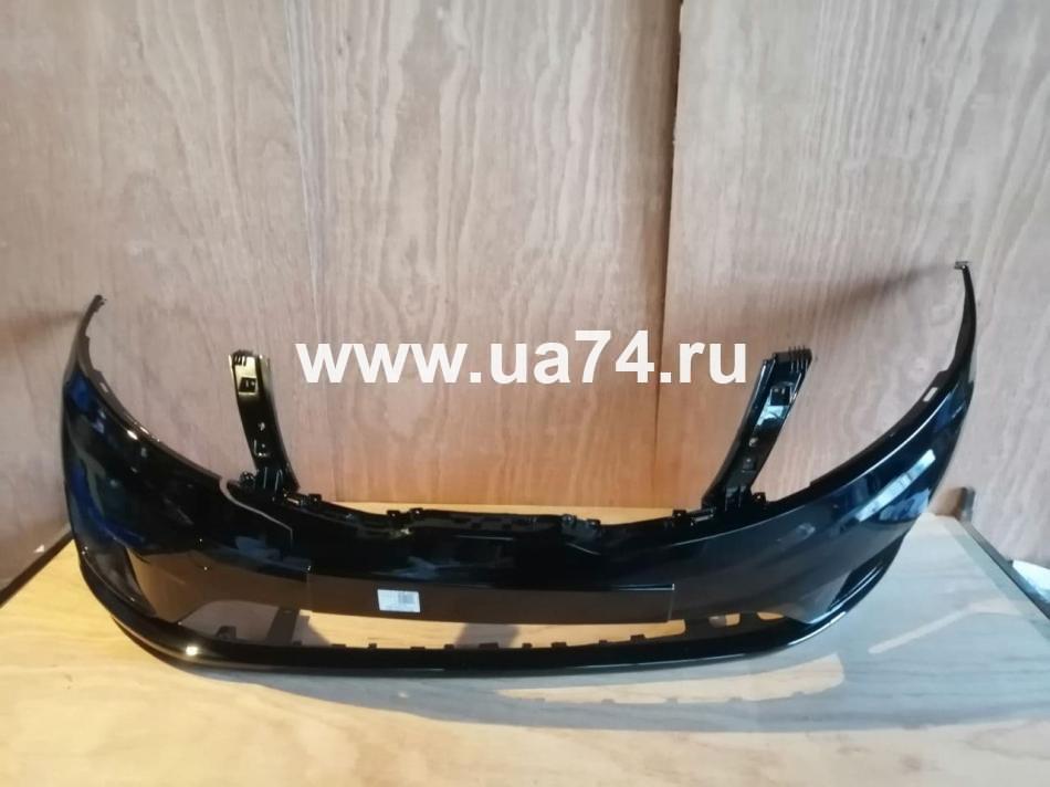 Бампер передний Kia Rio 11-14 Россия Phantom Black MZH (Черный) Дисконт 25%