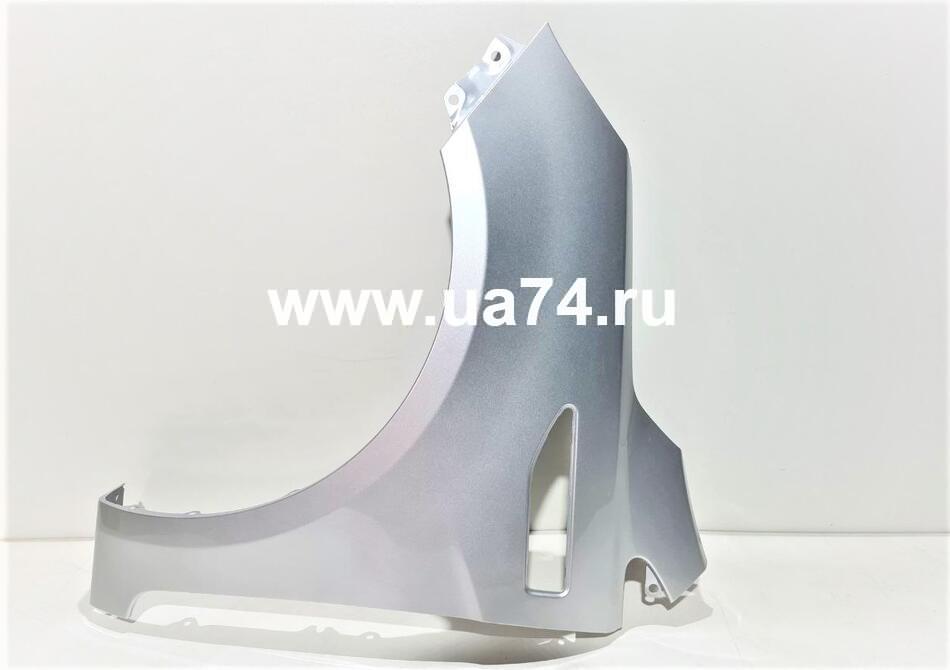 Крыло с отв. Kia Rio 11-16 Левое Silk Silver RHM (Серебристый Металлик)