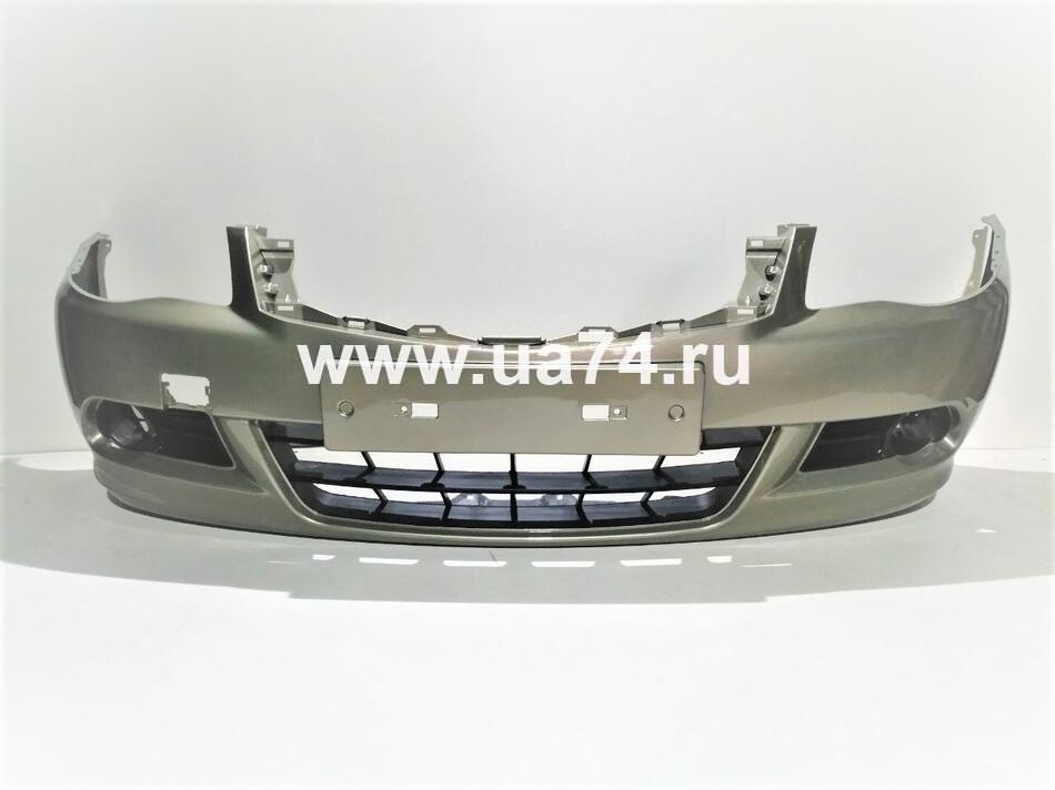 Бампер передний Nissan Almera 13- Россия KNM Gris Basalte (Серый Базальт)
