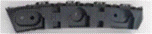 Крепление заднего бампера Chery Tiggo 4 18- Левое (CHTI433ARL / 602000276AA) Китай