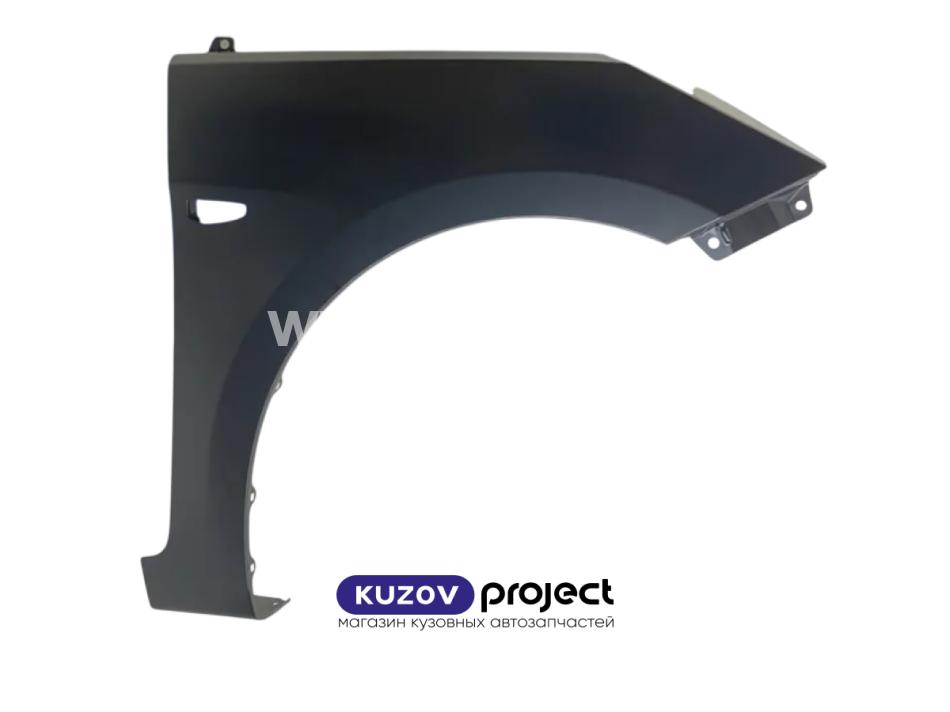 Крыло правое с отверстием под повторитель Hyundai Solaris 2010-2017 (TYG / Тайвань)