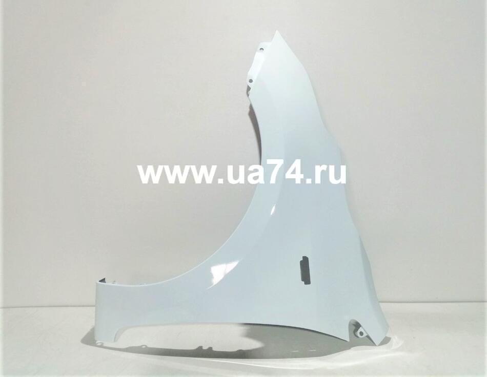 Крыло с отв. Kia Rio 17-20 Левое Crystal White PGU (Белый металлик)
