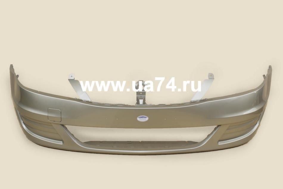 Бампер без птф. Renault Logan 10-13 Россия (Светлый базальт)