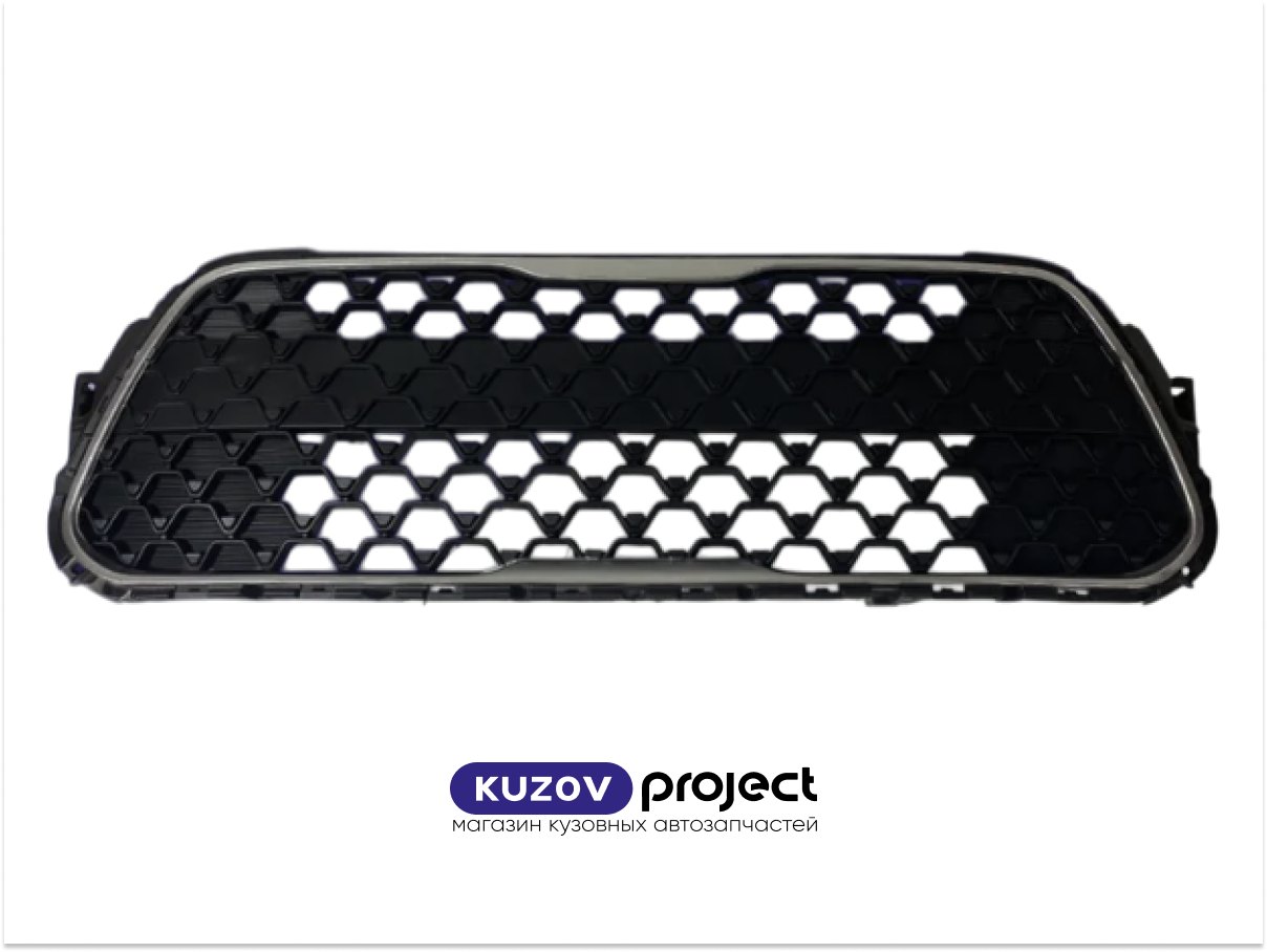 Решетка в бампер Kia Soul (SK3) 2018-2022 (Китай)