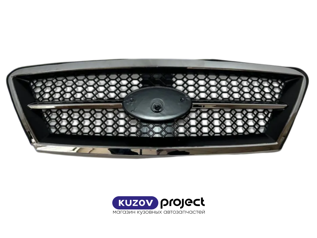 Решетка радиатора Kia Sorento 02-06 (02-3E00-07 / ST-KA55-093-0) Китай