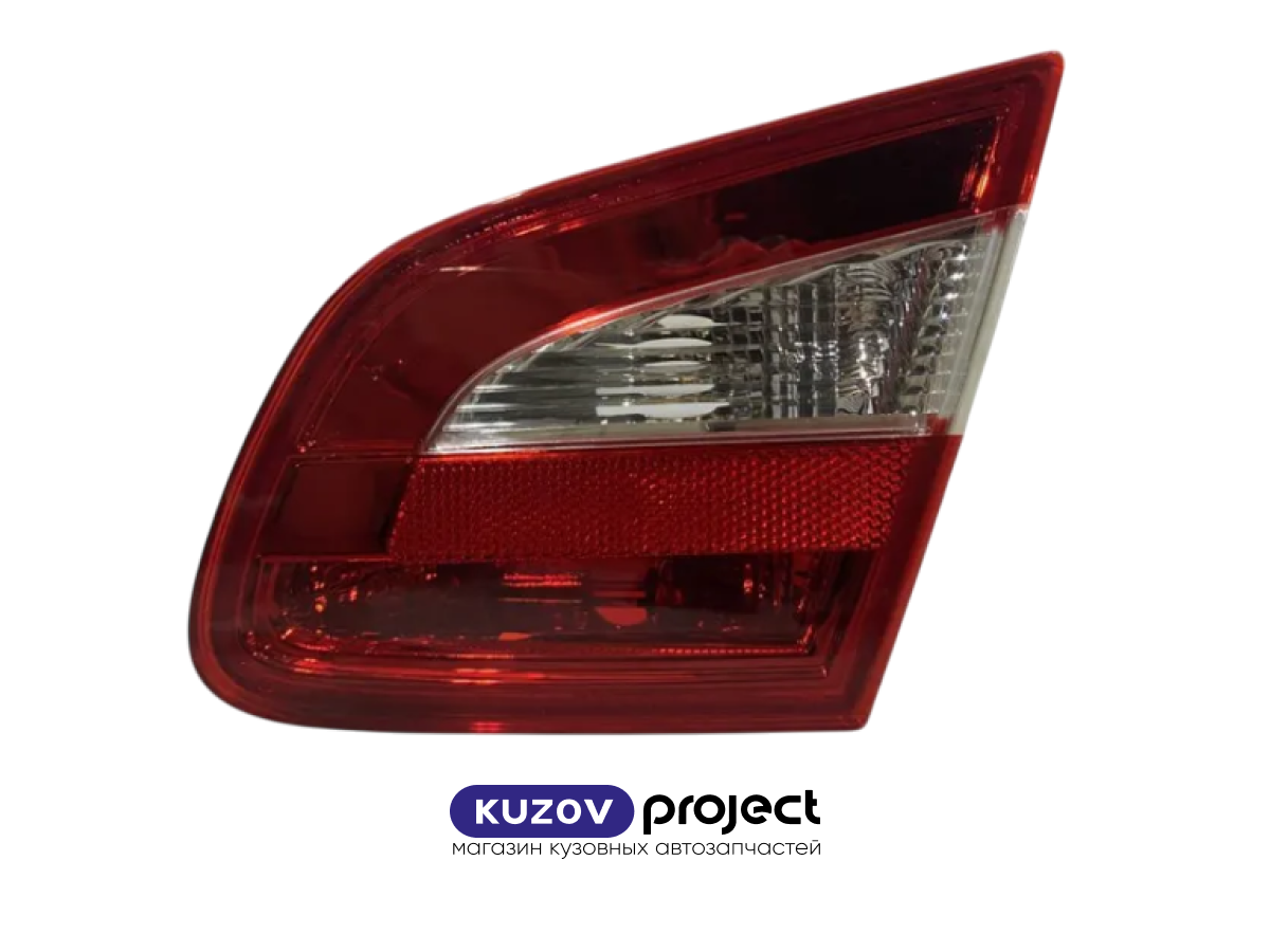 Фонарь правый внутренний Skoda Superb 2008-2013 4D (Китай)