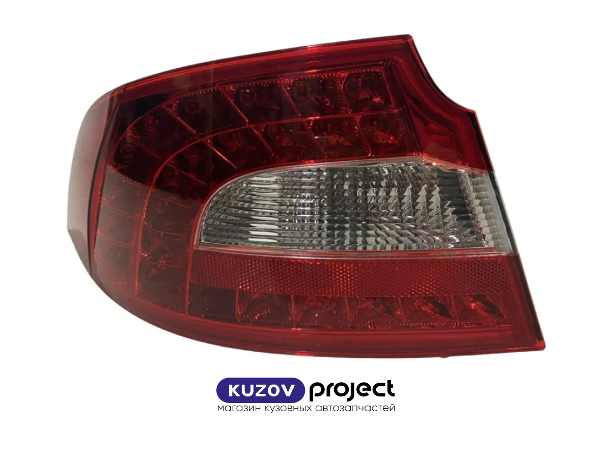 Фонарь левый внешний (диодный) Skoda Superb 2008-2013 (Китай)
