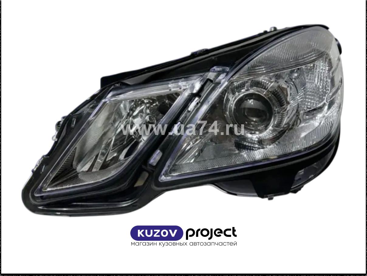 Фара левая с элекрическим корректором  Mercedes E-Class W212 2009-2013 (Тайвань)