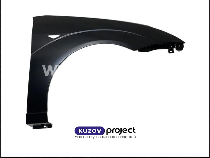 Крыло переднее правое с отверстием под повторитель Ford Focus I  1998-2004 (Тайвань)