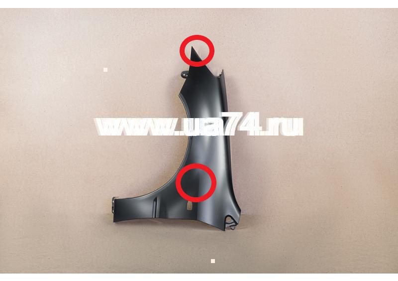 Крыло левое Mitsubishi Lancer IX 2003-2010 (Тайвань / Вмятина / Замят угол) Дисконт 30%