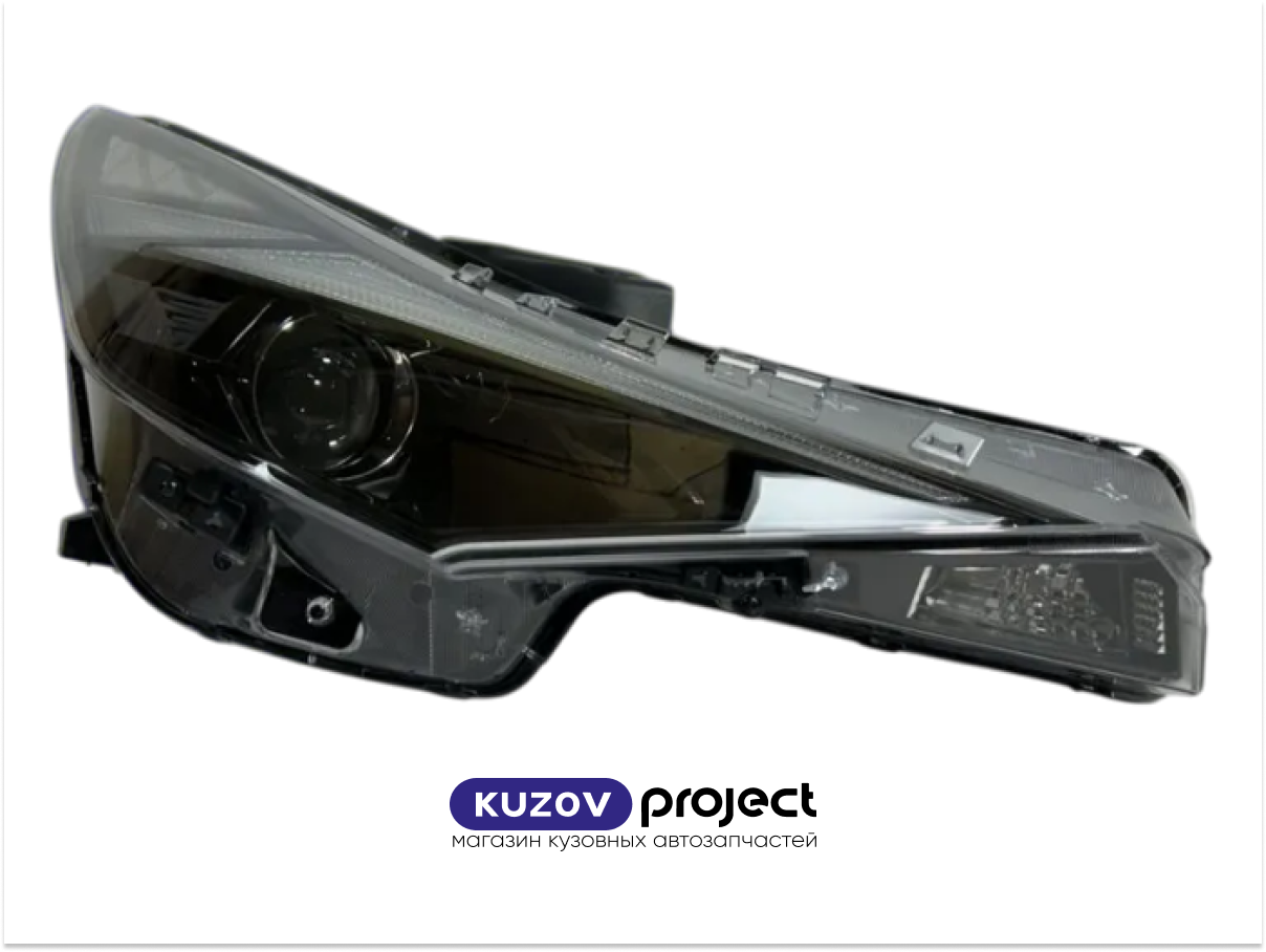 Фара правая (LED) c электрическим корректором Hyundai Elantra 2020-2022 (Китай)