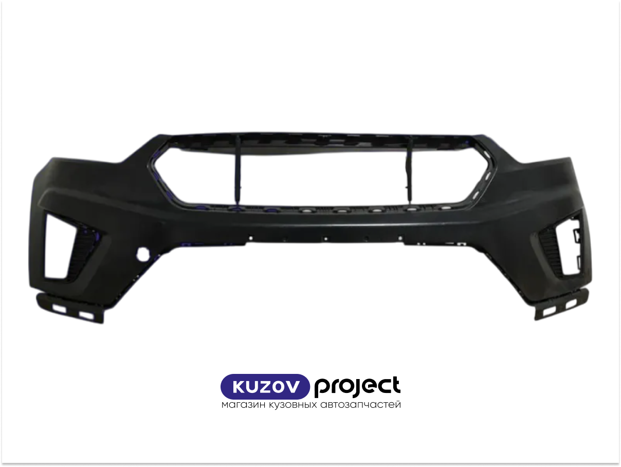 Бампер передний в сборе Hyundai Creta 2015-2020 (Китай)