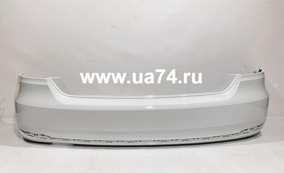 Бампер задний Volkswagen Polo 15-20 4D Россия Pure White LC9A (Белый)