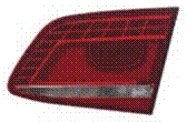 Фонарь внутренний Volkswagen Passat (B7) 10-14 Левый (ST-441-1333L / VW011170IL) Китай