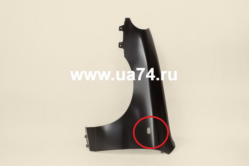 Крыло левое Chevrolet Lanos 2005-2009 (Тайвань / Замятие) Дисконт 50%