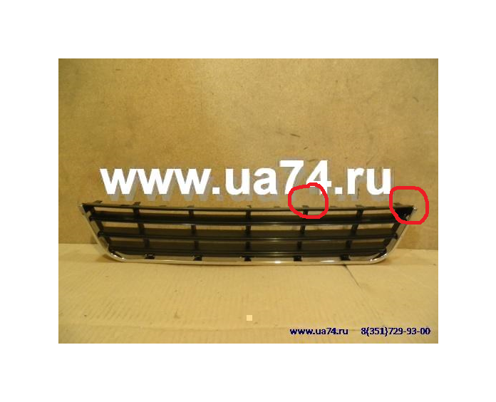 Решетка в бампер Volkswagen Passat (B6) 2005-2011 (Китай / Сломаны крепления) Дисконт 15%