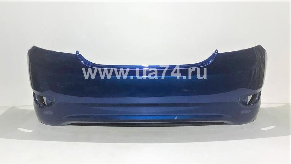 Бампер задний Hyundai Solaris 11-13 Россия Sapphire Blue WGM  (Синий перламутр / Царапины) Дисконт 10%