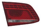 Фонарь внутренний Volkswagen Passat (B7) 10-14 Правый (ST-441-1333R / VW011170IR) Китай