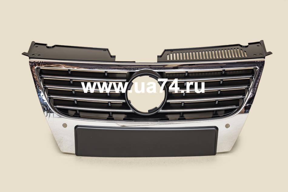 Решетка радиатора (лого-150мм) VW PASSAT (B6) 06-10 (UKC07-32120) Тайвань