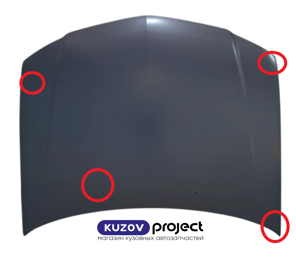 Капот Nissan Almera Classic 2006-2012 (Тайвань / Вмятины / Заломы) Дисконт 50%