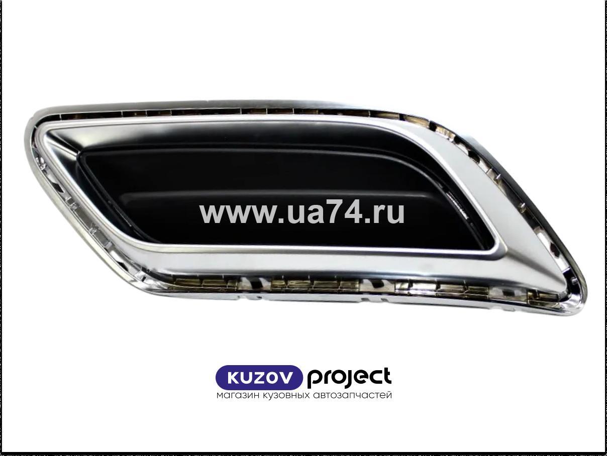 Накладка заднего бампера под выхлопную трубу правая Kia K5 2019-2024 (Китай)